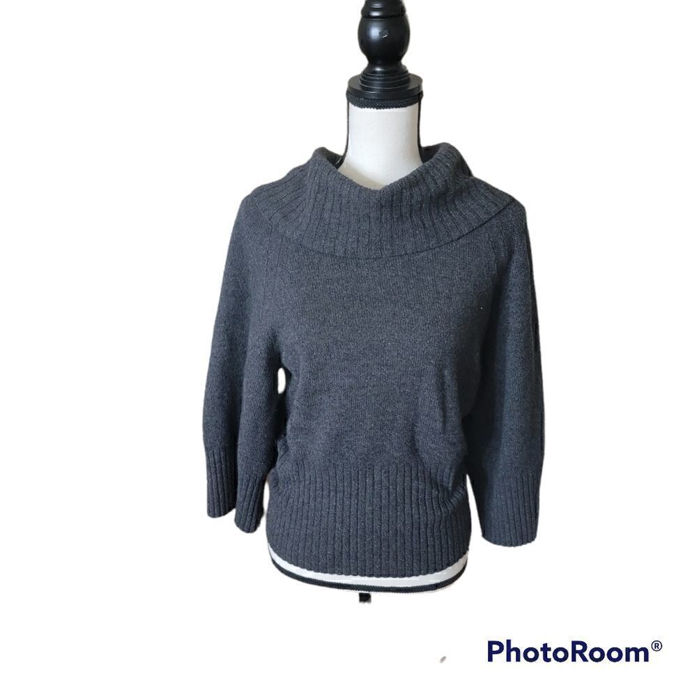 Mc Duff Wool and Cashmere Blend Sweater with Cowl Neck. Size M.
